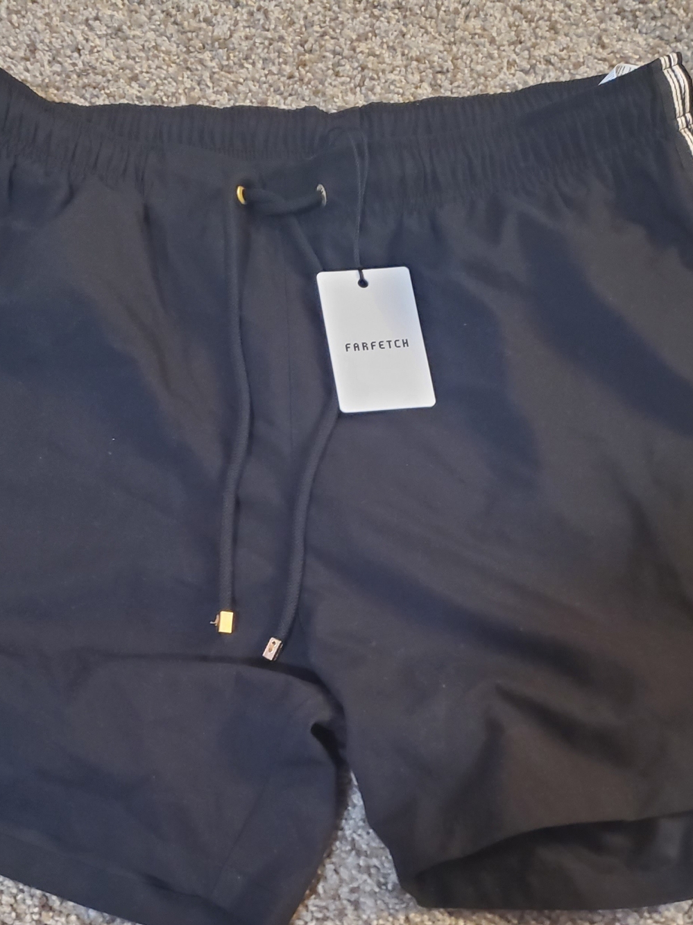 Hugo Boss Black Drawstring Shorts